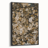 Black and white vintage poster art of a fall landscape on framed canvas, ideal for bedroom wall decor.