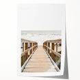 Extra large rolled print featuring summer floral art in pastel shades.