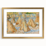 Impressionist Wheat Fields Wall Art - Sheaves of Wheat by Van Gogh