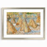 Impressionist Wheat Fields Wall Art - Sheaves of Wheat by Van Gogh