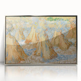 Impressionist Wheat Fields Wall Art - Sheaves of Wheat by Van Gogh