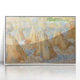 Impressionist Wheat Fields Wall Art - Sheaves of Wheat by Van Gogh