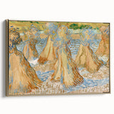 Impressionist Wheat Fields Wall Art - Sheaves of Wheat by Van Gogh