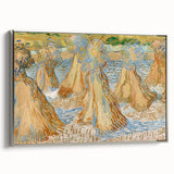 Impressionist Wheat Fields Wall Art - Sheaves of Wheat by Van Gogh