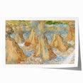Impressionist Wheat Fields Wall Art - Sheaves of Wheat by Van Gogh