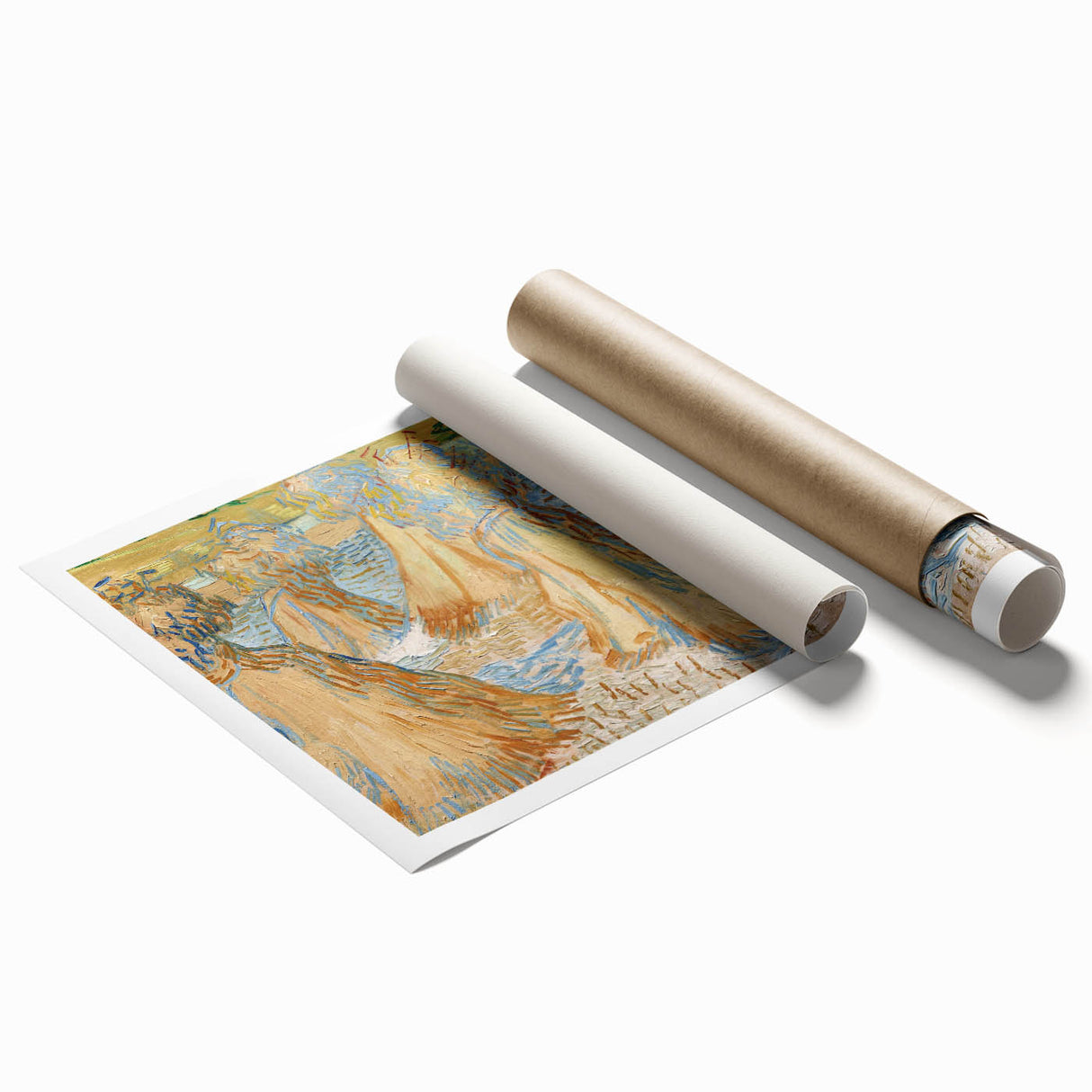 Impressionist Wheat Fields Wall Art - Sheaves of Wheat by Van Gogh