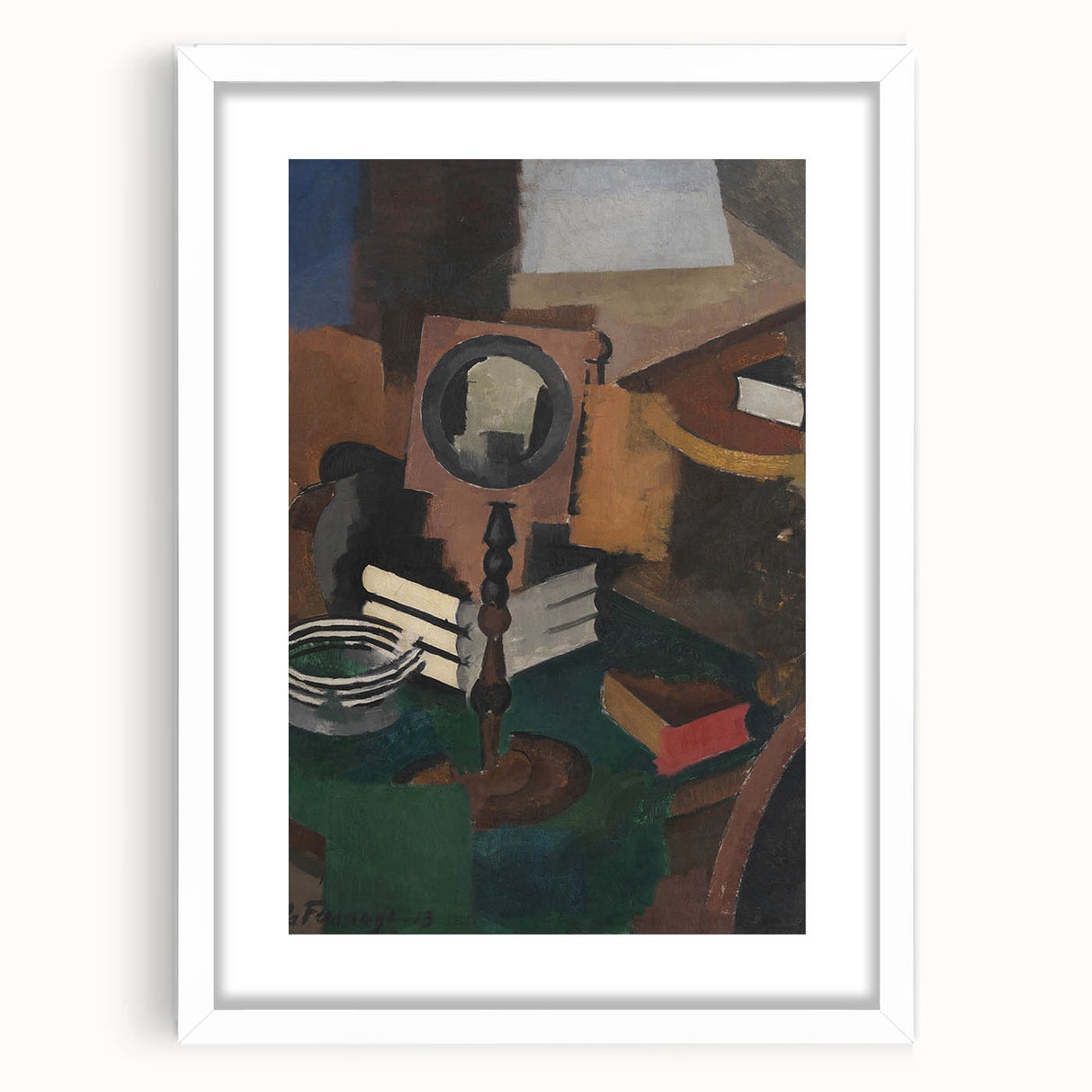 Modern Wall Art: Cubist Still Life – Setup by Roger de La Fresnaye