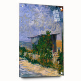 Van Gogh’s Shelter on Montmartre: Vibrant Impressionist Landscape Art