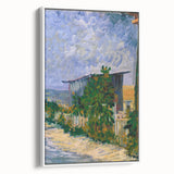 Van Gogh’s Shelter on Montmartre: Vibrant Impressionist Landscape Art