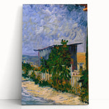 Van Gogh’s Shelter on Montmartre: Vibrant Impressionist Landscape Art