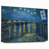 Starry Night Over the Rhône Wall Art - Van Gogh's Impressionist Masterpiece