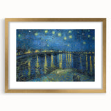Starry Night Over the Rhône Wall Art - Van Gogh's Impressionist Masterpiece