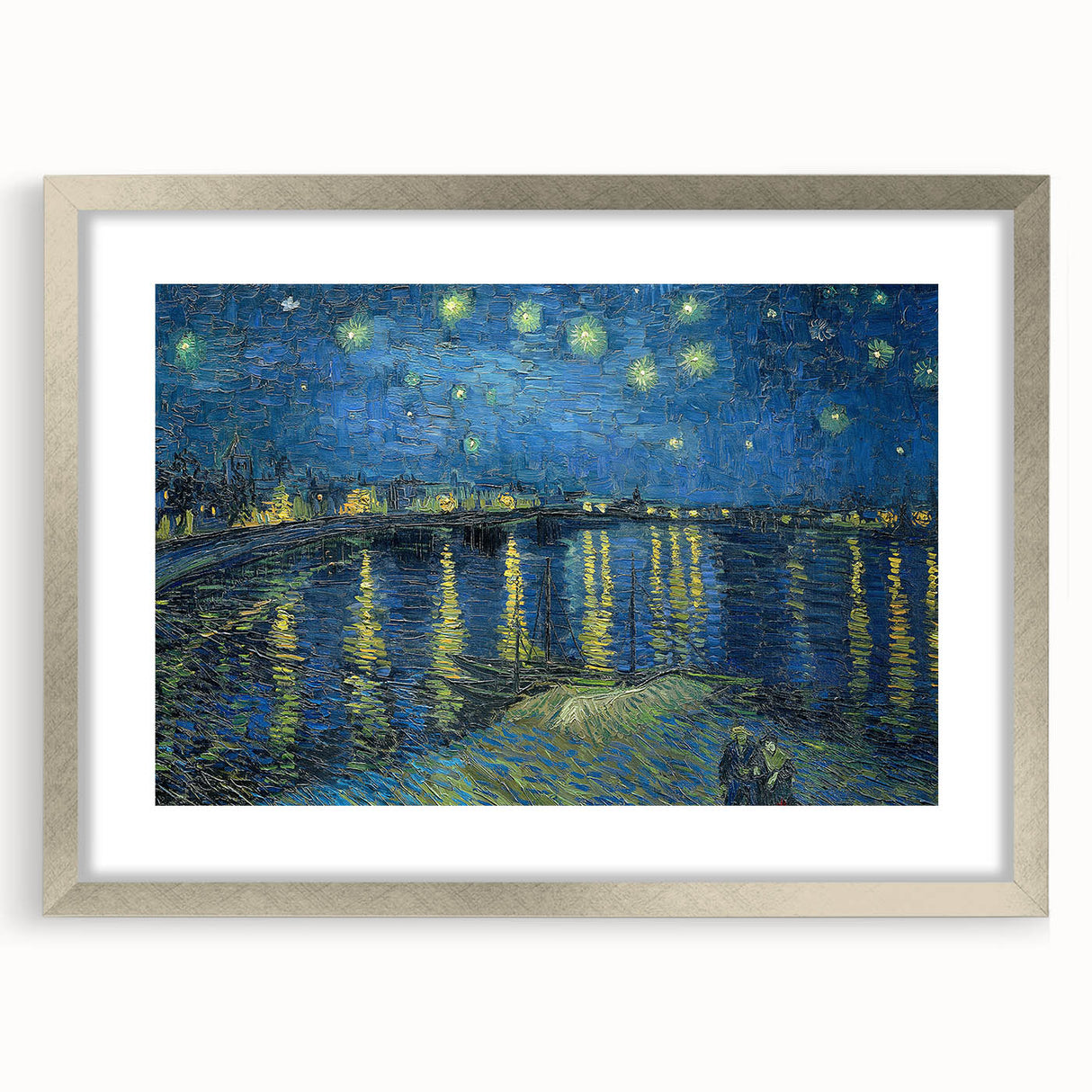 Starry Night Over the Rhône Wall Art - Van Gogh's Impressionist Masterpiece