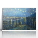 Starry Night Over the Rhône Wall Art - Van Gogh's Impressionist Masterpiece