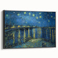 Starry Night Over the Rhône Wall Art - Van Gogh's Impressionist Masterpiece