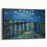 Starry Night Over the Rhône Wall Art - Van Gogh's Impressionist Masterpiece