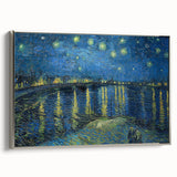Starry Night Over the Rhône Wall Art - Van Gogh's Impressionist Masterpiece