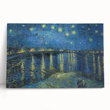 Starry Night Over the Rhône Wall Art - Van Gogh's Impressionist Masterpiece