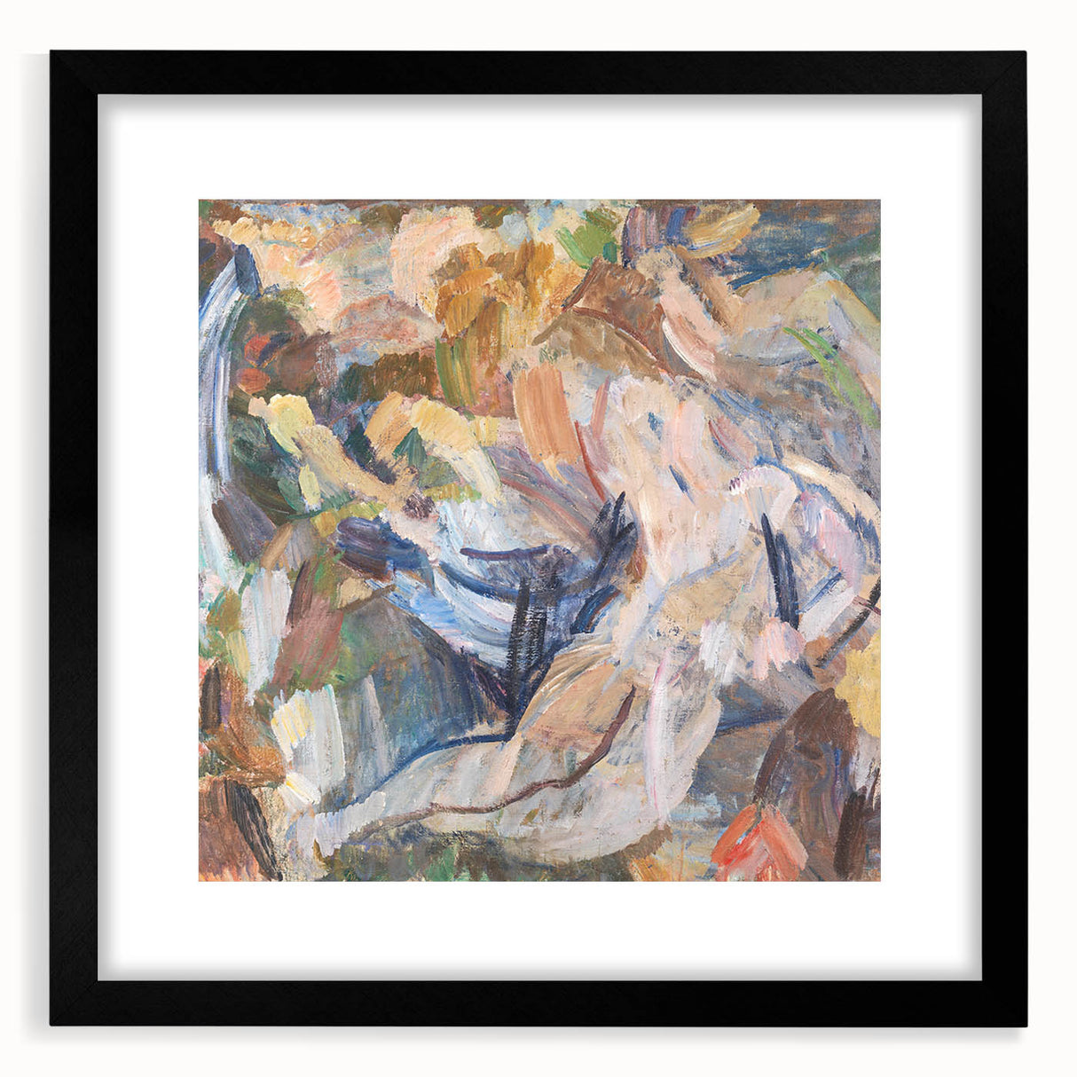 Modern Wall Art - Romantic Abstract Fantasy in Warm Earth Tones
