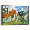 Impressionist Village Wall Art - Street in Auvers by Van Gogh