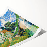 Impressionist Village Wall Art - Street in Auvers by Van Gogh