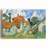 Impressionist Village Wall Art - Street in Auvers by Van Gogh