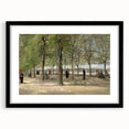 Impressionist Garden Wall Art - Terrace in Luxembourg by Van Gogh