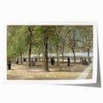 Impressionist Garden Wall Art - Terrace in Luxembourg by Van Gogh