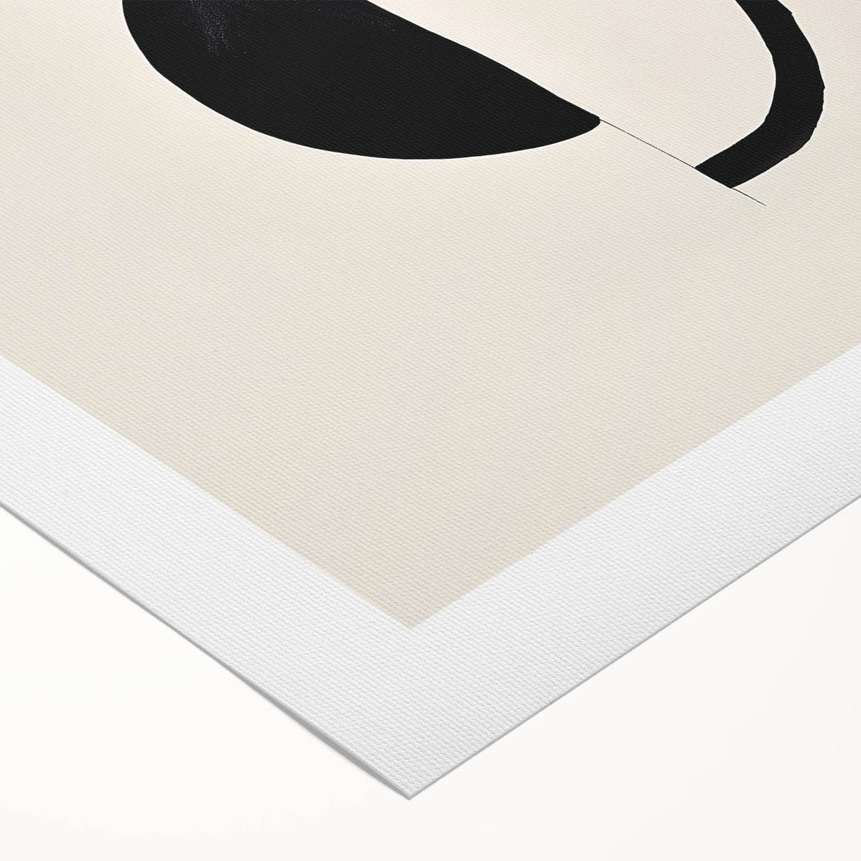 Acrylic Dining Room Artwork – Abstract Black & White Wall Decor