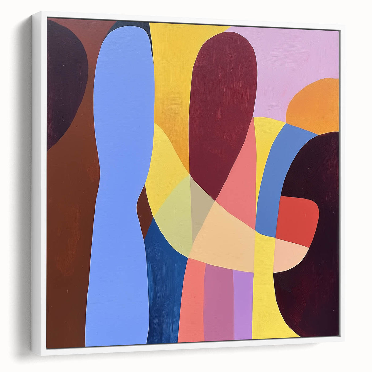 Colorful Abstract Living Room Wall Art – Bold & Vibrant Canvas