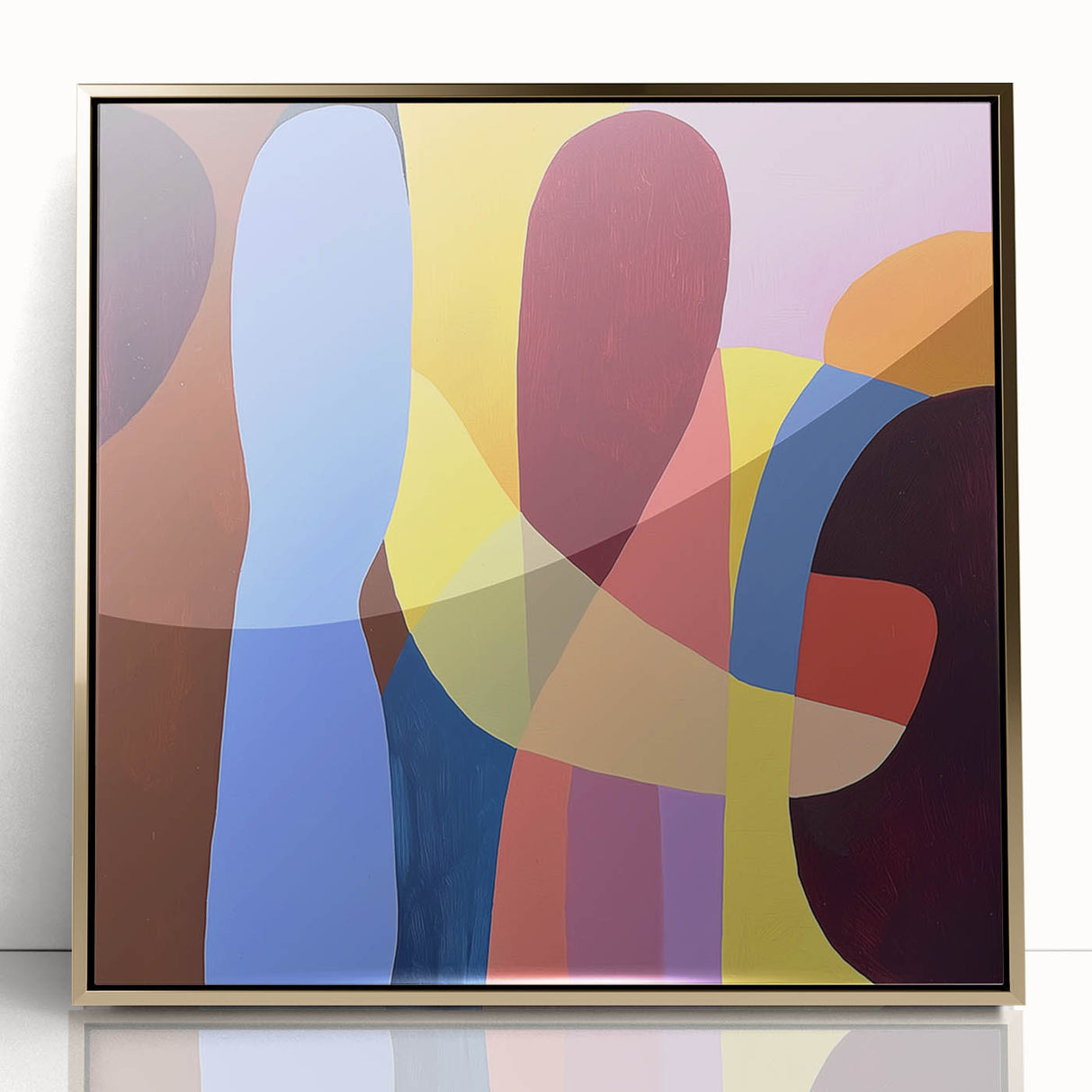 Colorful Abstract Living Room Wall Art – Bold & Vibrant Canvas