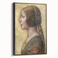Profile of a Young Fiancée by Leonardo da Vinci - Renaissance Wall Art