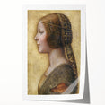 Profile of a Young Fiancée by Leonardo da Vinci - Renaissance Wall Art