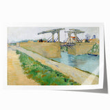 Impressionist Landscape Wall Art - The Langlois Bridge by Van Gogh