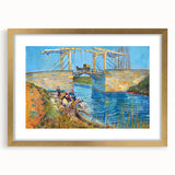 Impressionist Bridge Wall Art - Langlois Bridge at Arles by Van Gogh