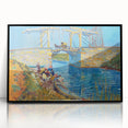 Impressionist Bridge Wall Art - Langlois Bridge at Arles by Van Gogh