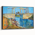 Impressionist Bridge Wall Art - Langlois Bridge at Arles by Van Gogh