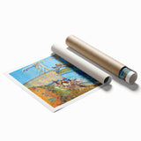 Impressionist Bridge Wall Art - Langlois Bridge at Arles by Van Gogh