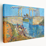 Impressionist Bridge Wall Art - Langlois Bridge at Arles by Van Gogh