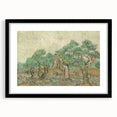 Impressionist Olive Grove Wall Art - The Olive Orchard by Van Gogh