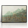 Impressionist Olive Grove Wall Art - The Olive Orchard by Van Gogh