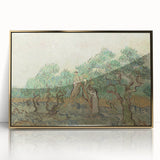 Impressionist Olive Grove Wall Art - The Olive Orchard by Van Gogh