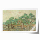 Impressionist Olive Grove Wall Art - The Olive Orchard by Van Gogh