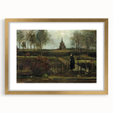 Impressionist Garden Wall Art - Parsonage Garden at Nuenen by Van Gogh