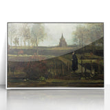 Impressionist Garden Wall Art - Parsonage Garden at Nuenen by Van Gogh