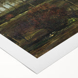 Impressionist Garden Wall Art - Parsonage Garden at Nuenen by Van Gogh