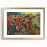 Impressionist Vineyard Wall Art - The Red Vineyard by Van Gogh