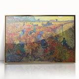 Impressionist Vineyard Wall Art - The Red Vineyard by Van Gogh