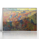Impressionist Vineyard Wall Art - The Red Vineyard by Van Gogh