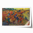 Impressionist Vineyard Wall Art - The Red Vineyard by Van Gogh